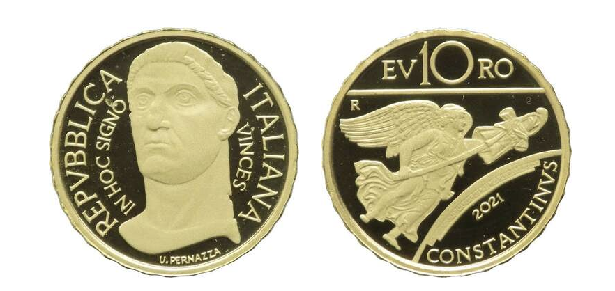 2021 10 Euro Imperatori romani Costantino FS